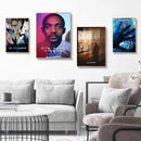 B-BLACK Mirror Wall Poster Self Adhesive For Bedroom Living Room