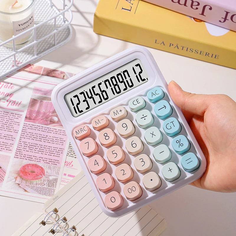 Electronic Calculator 12 Digit Dual Power For Home Office School