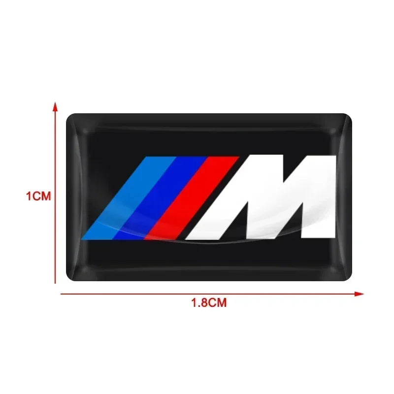 Carbon Fiber Steering Wheel Emblem 2 5 10 Pcs For BMW F30 F10 X5 X6