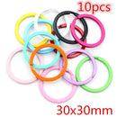Colorful Mixed Alloy Jump Rings Lobster Clasp DIY Jewelry Making Supplies