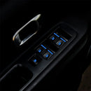 18Pcs Car Luminous Door Window Lift Button Stickers Set Interior
