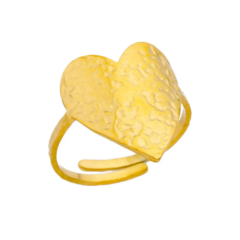 316L Stainless Steel Rings For Women Gold Color Classic Wedding Couple Rings