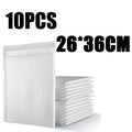 10Pcs White Bubble Mailer Envelope Self Seal Shipping Bags