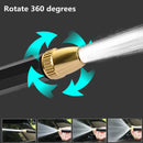 Portable High Pressure Water Gun Adjustable Metal Car Wash Hose Nozzle