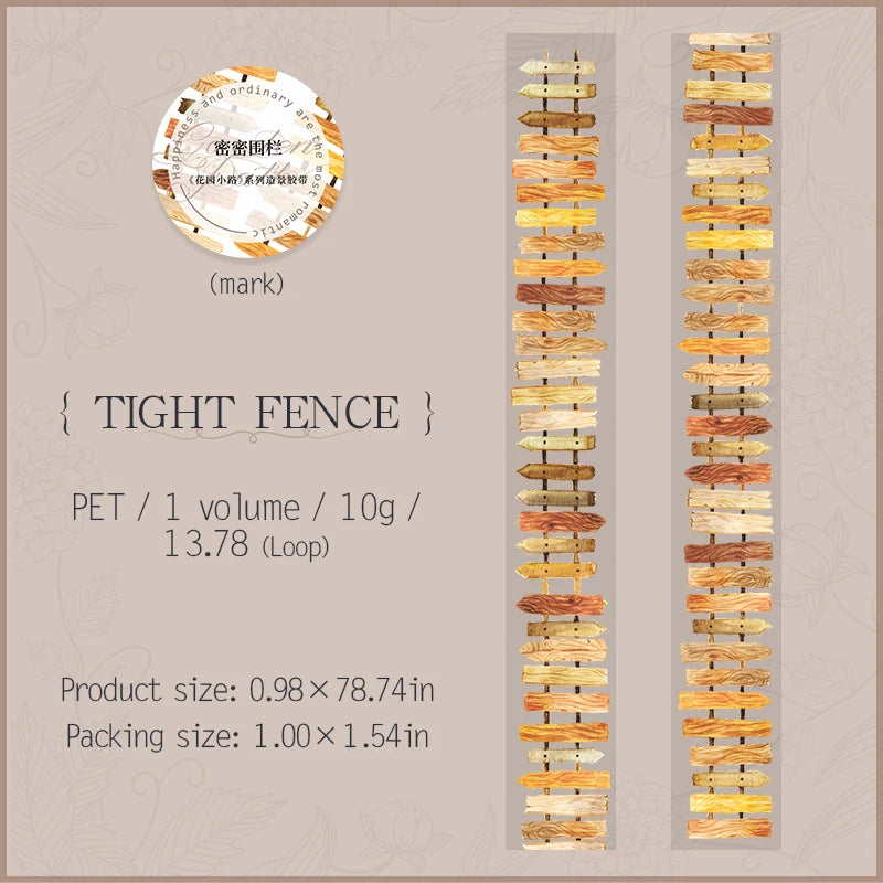 25mm 2m PET Tape For Scrapbooking Garden Path And Photo Album Decor