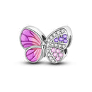 925 Silver Charm Pendant Animal Firefly Butterfly Dragonfly Beads