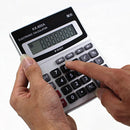 KK-800A Metal Desktop Calculator Large Font Wide Business Office Use