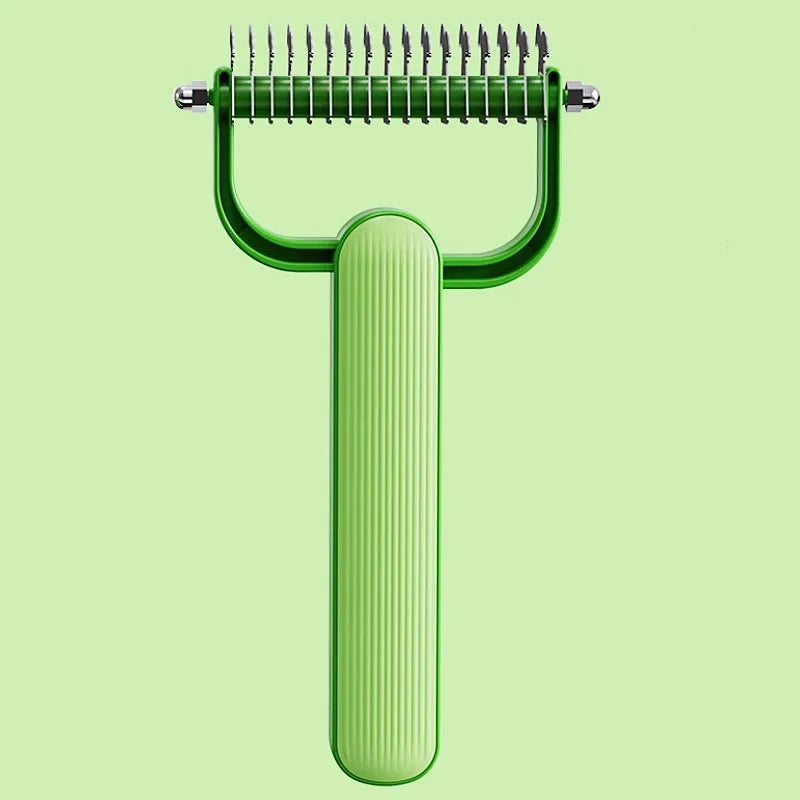 Dog Grooming Brush Double-Sided Pet Hair Remover Comb For Dogs Cats