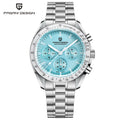 PAGANI DESIGN Moonwatch Quartz Chronograph Stainless Steel Waterproof Watch
