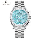 PAGANI DESIGN Moonwatch Quartz Chronograph Stainless Steel Waterproof Watch