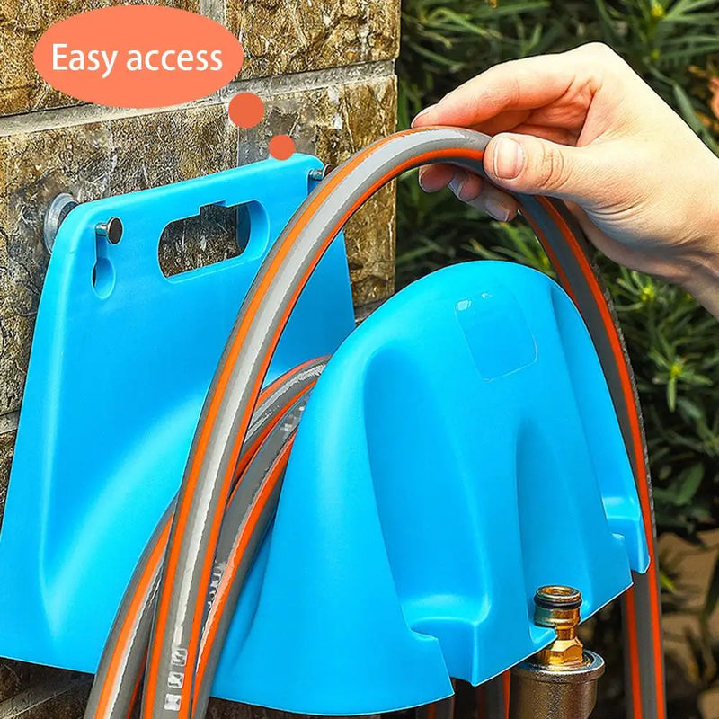 Wall Mounted Garden Irrigation Hose Holder Plastic Pipe Organizer Rack