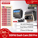 DDPAI 4K Dash Cam Z60 Pro Front Rear Car Camera GPS Wi-Fi ADAS