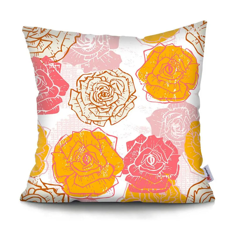 45x45CM Tropical Plant Parrot Sofa Cushion Cover Set Decorative