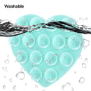 Heart-Shaped Silicone Suction Cup Bracket Strong Mobile Phone Holder