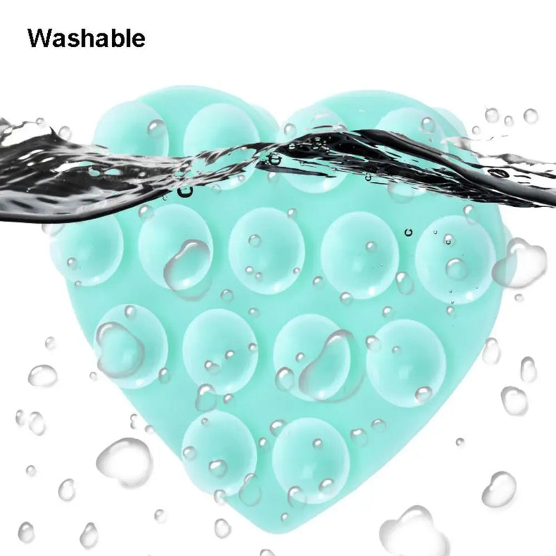 Heart-Shaped Silicone Suction Cup Bracket Strong Mobile Phone Holder