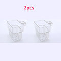 Aquarium Plant Basket Transparent Hanging Pot Aquatic Plants Holder
