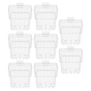 8 Pcs Aquarium Hanging Planter Acrylic Decorative Plant Pot Cups