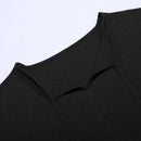 Boys Medieval Dress Shirt Cotton Long Sleeve Ruffled O-Neck Shirt