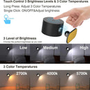 LED Wall Lamp Touch Control USB Rechargeable Wireless Night Light