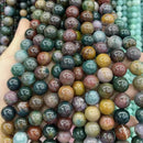 Natural Stone Beads Blue Tiger Eye Amethyst Rose Quartz 4 To 10MM