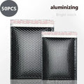50Pcs Holographic Bubble Mailer Rose Red Padded Envelopes For Shipping