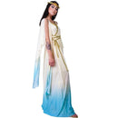 Greek Goddess Dress Costume Cleopatra Queen Long Cosplay Dress