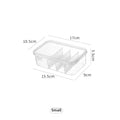 Transparent Data Cable Organizer Case With Lid Dustproof Card Storage Box