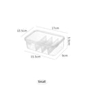 Transparent Data Cable Organizer Case With Lid Dustproof Card Storage Box