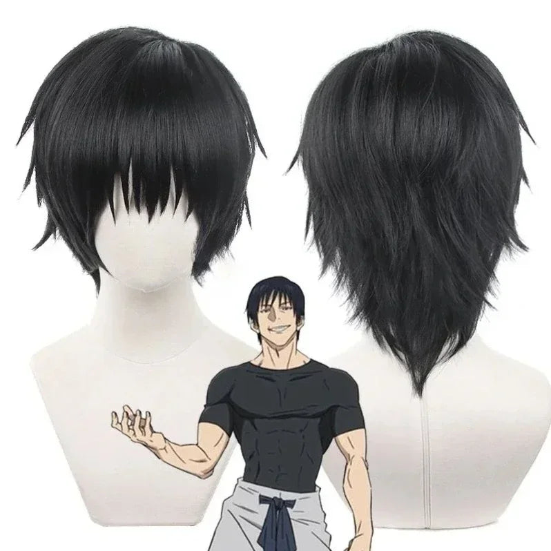Touji Fushiguro Cosplay Costume Wig Uniform For Men Women