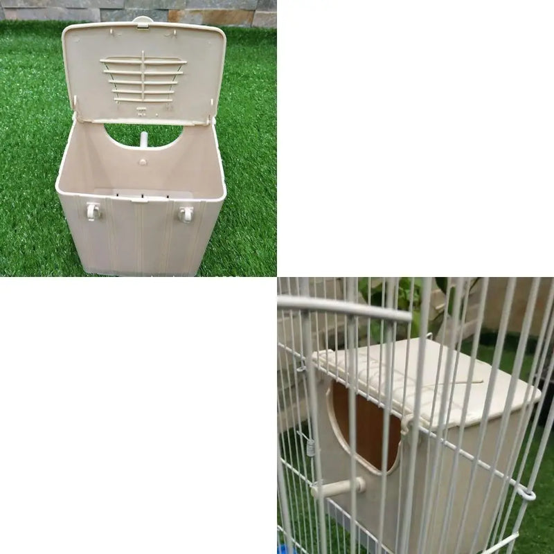 Bird Breeding Box Hanging Nest House For Parakeet Finch Parrot
