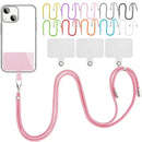 Cell Phone Lanyard Crossbody Strap Adjustable Neck Strap With Clear Tether Tab