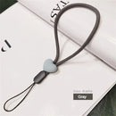 Mobile Phone Strap Adjustable Colorful Heart Wrist Elastic Lanyard