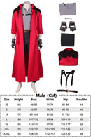 Dante Cosplay Costume DMC 5 Outfit Wig Coat Pants For Adults