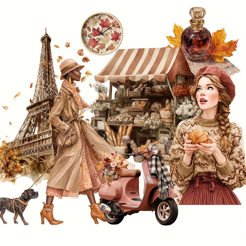 Autumn Theme Stickers 117 To 144pcs For Scrapbooking And Crafts