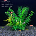 Artificial Aquarium Plants Green Plastic Underwater Fish Tank Decor