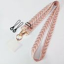 Mobile Phone Lanyard With Pearl Pendant Two Color Options