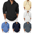 Men's Cotton Hoodie Long Sleeve Casual Oversized Loose Fit Shirt