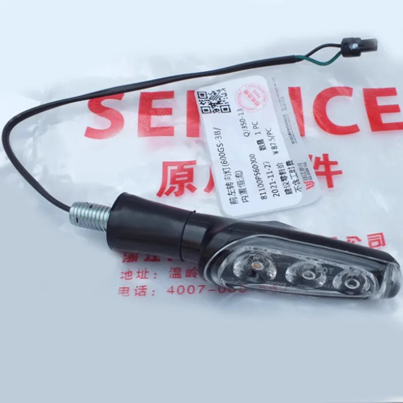 Motorcycle Turn Signals Front Left Right For Sai600 QJ600GS-3B Sai250 QJ250GS-29E