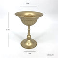 Metal Vase Golden Decorative Flower Arrangement Sculpture Ornament