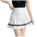 Girls Pleated Skirt High Waist Mini Dance Skirt For Kids 1-9 Years