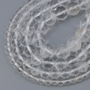 Natural Stone Beads Blue Tiger Eye Amethyst Rose Quartz 4 To 10MM