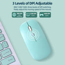 Bluetooth Wireless Mouse Silent Portable For Laptop IPad Tablet PC