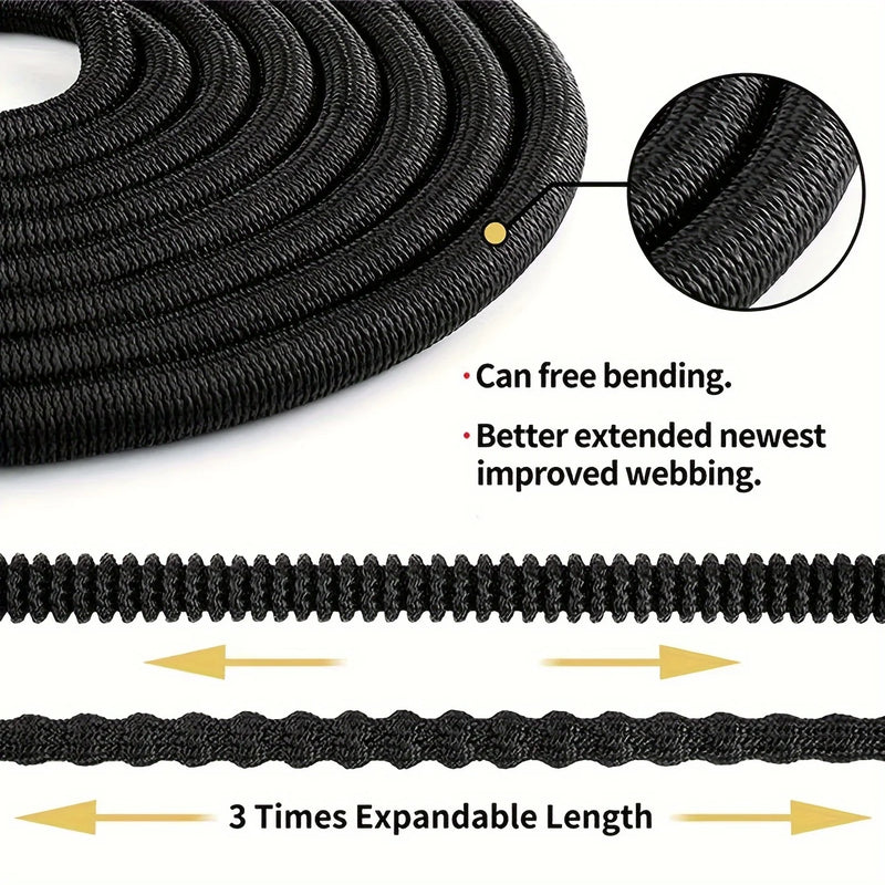 Expandable Garden Hose With Spray Set For Car Wash And Outdoor Watering