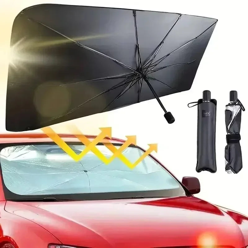 Car Sunshade Umbrella Windshield Protector For Summer Auto Shading