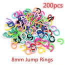 Colorful Mixed Alloy Jump Rings Lobster Clasp DIY Jewelry Making Supplies