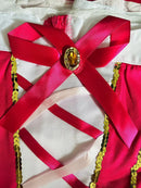 Sleeping Beauty Costume Women Deluxe Pink Princess Aurora Dress