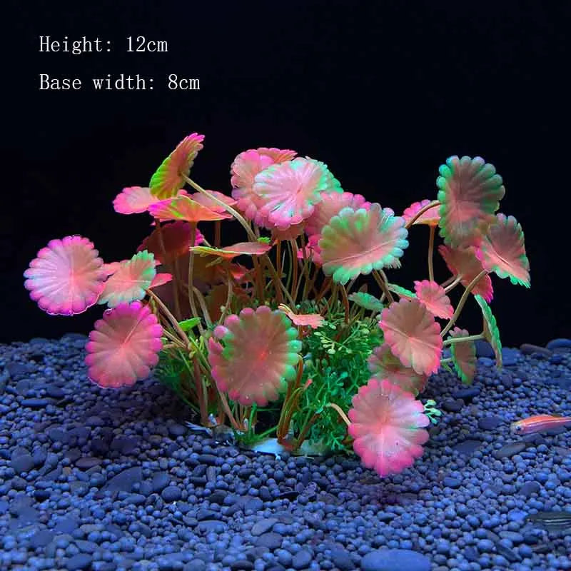 Artificial Aquarium Plants Green Plastic Underwater Fish Tank Decor