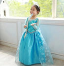 Girls Elsa Costume Frozen Princess Dress Snow Queen Party Gown