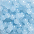 30 50pcs 6mm Glass Round Beads Colorful Spacer For Jewelry Making