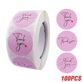 Thank You Stickers Round Envelope Seals For Gifts Party Scrapbooking